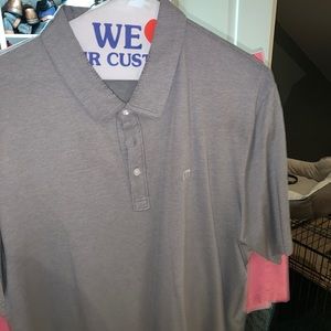 Grey Travis Mathews Golf Shirt